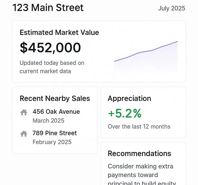 Instant Home Value Report Sample