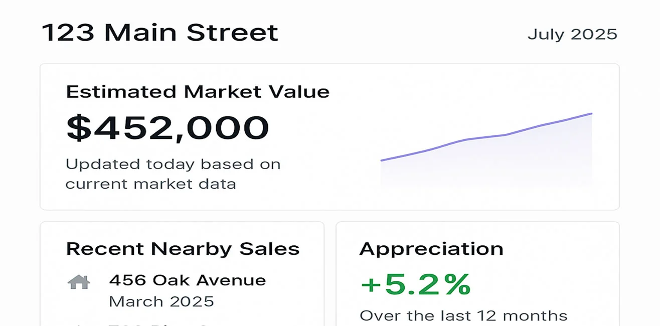 Sample Instant Home Value Report